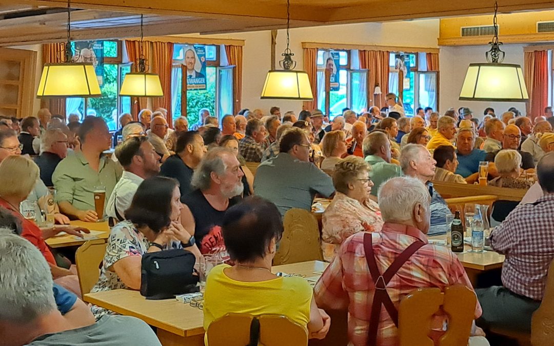 Großes Interesse am Aiwanger-Auftritt