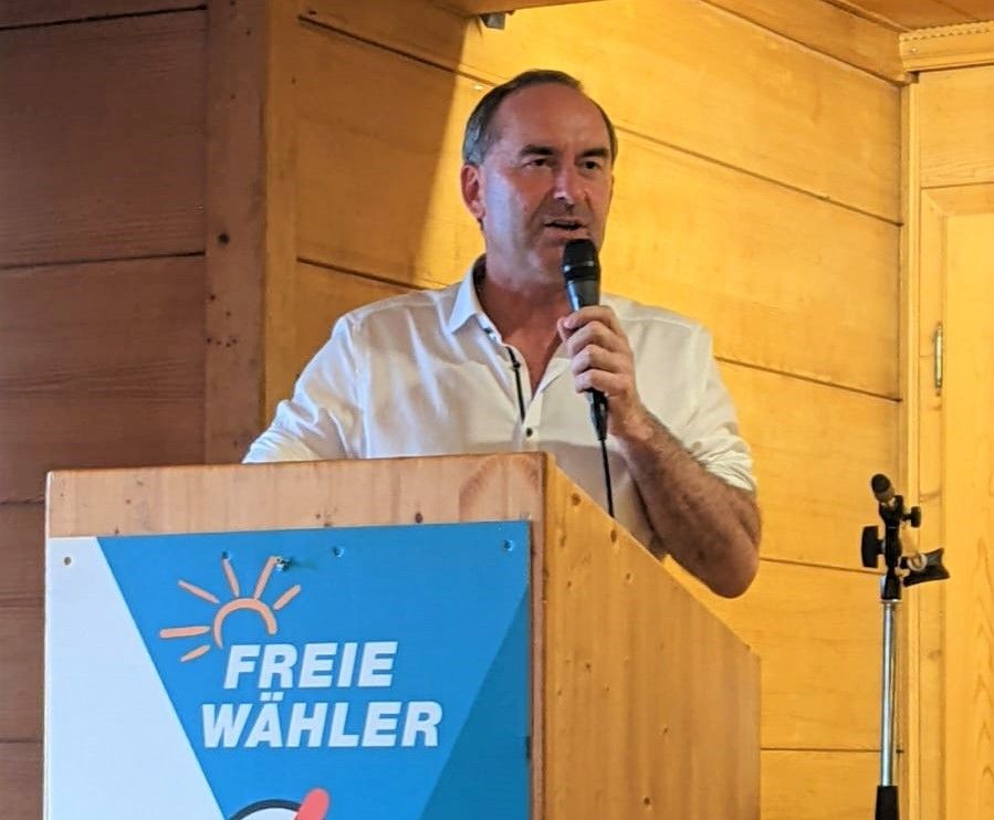 Hubert Aiwanger bei seiner Rede. Foto: Freie Wähler