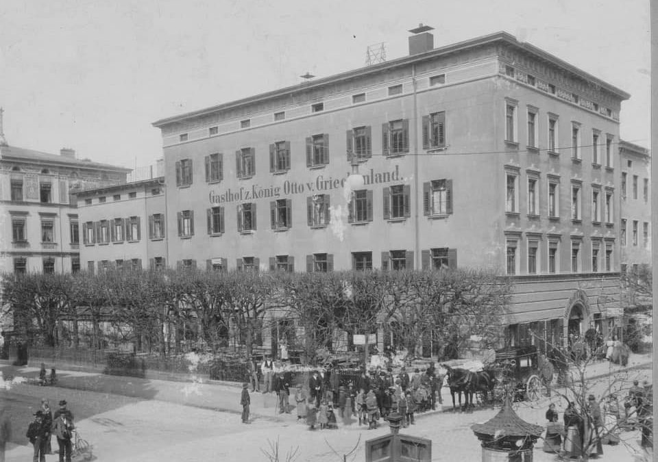 König-Otto-Kreuzung, Rosenheim, ca. 1905