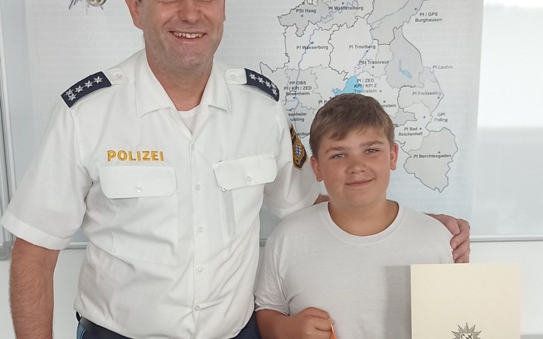 Dank für jungen Lebensretter
