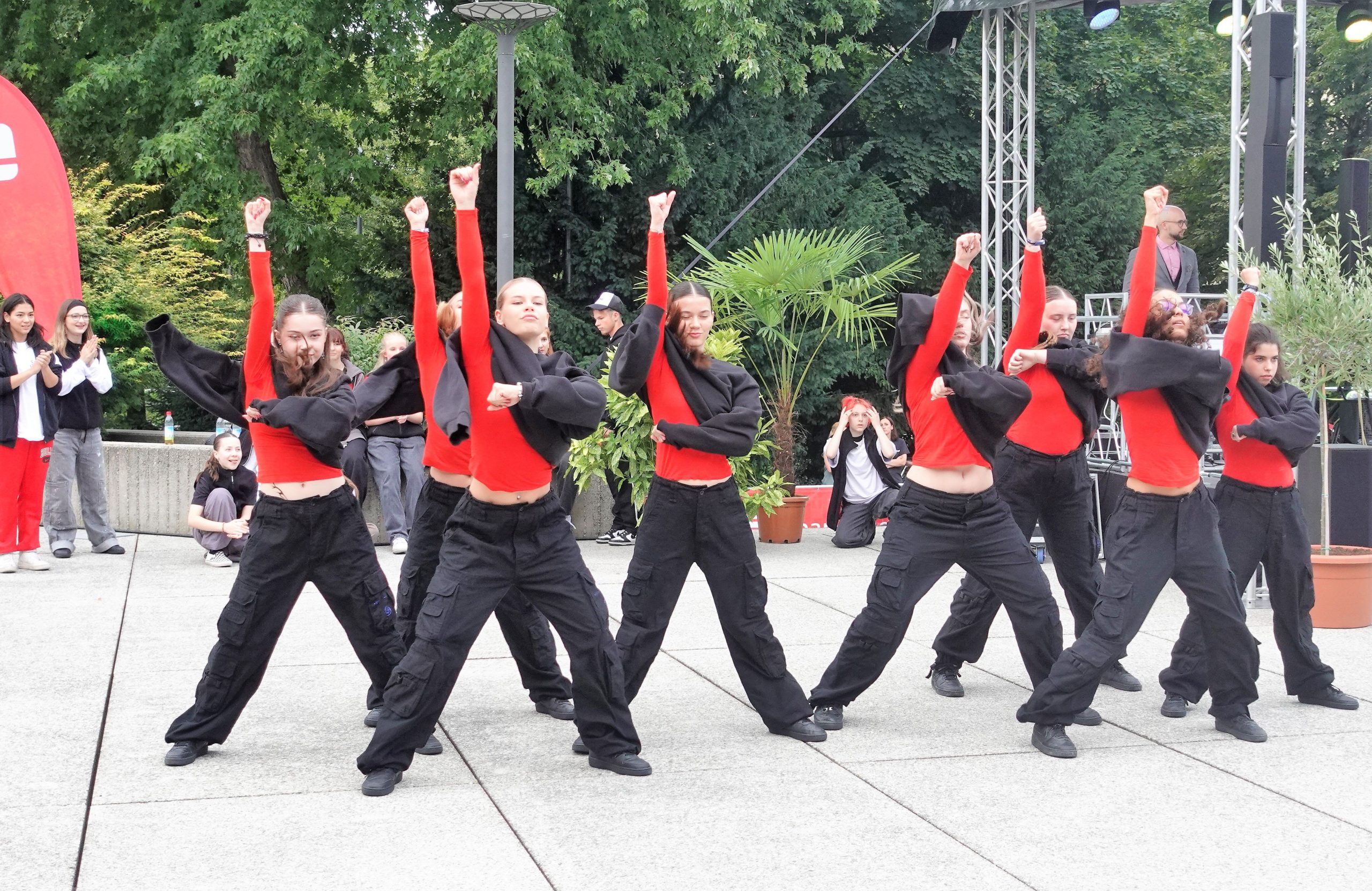 Tanzvorführung beim Sommerempfang Rosenheim. 