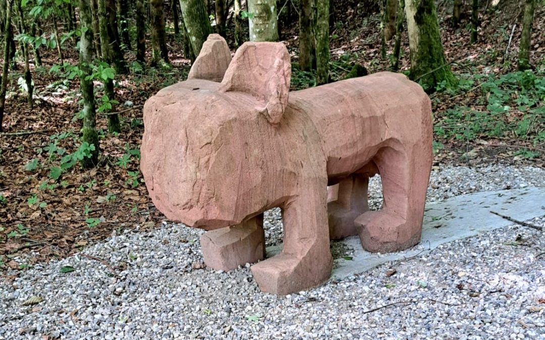 Besuch bei der Skulptur-Lichtung in Valley