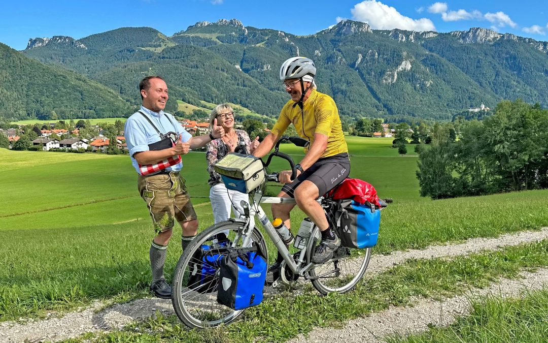 Über 1200 Kilometer in den Urlaub gestrampelt