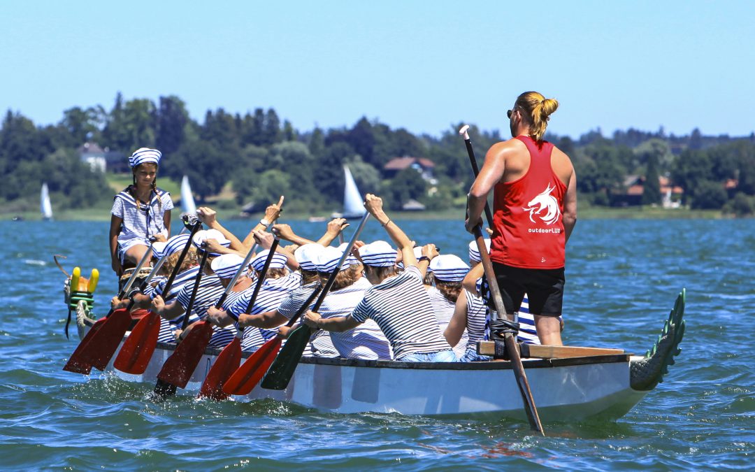 Drachenboote begeisterten am Chiemsee