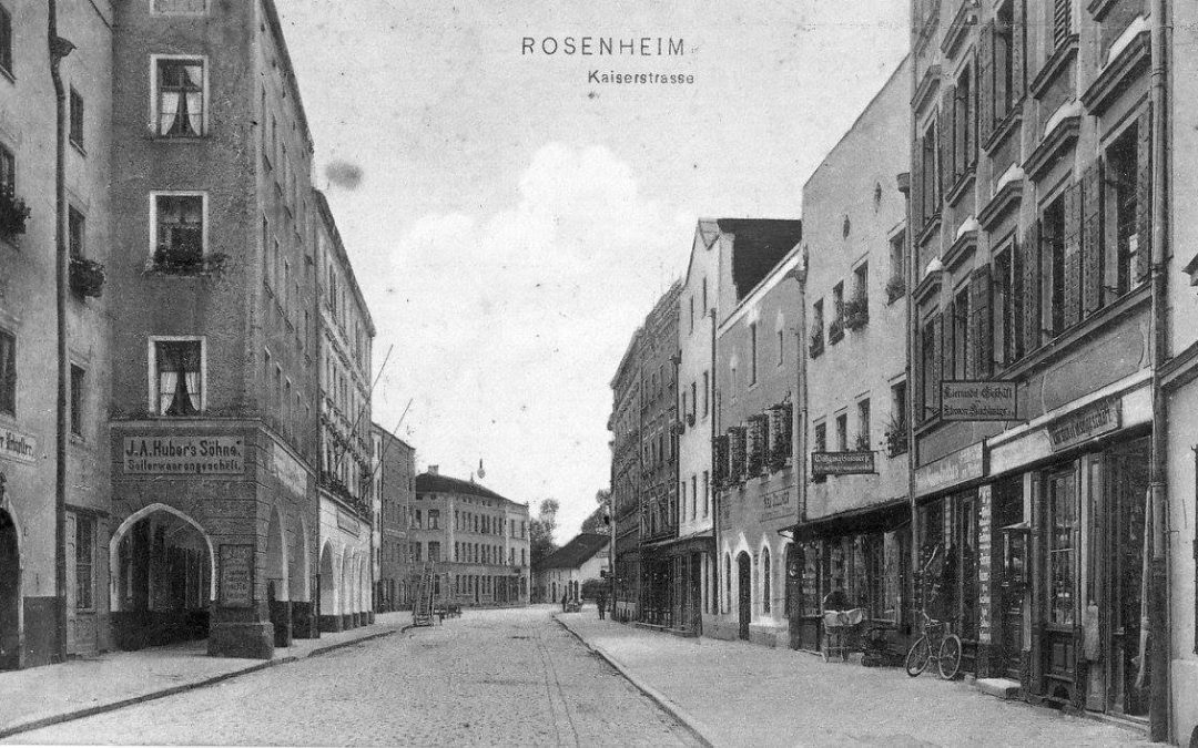 Kaiserstraße, Rosenheim, 1916