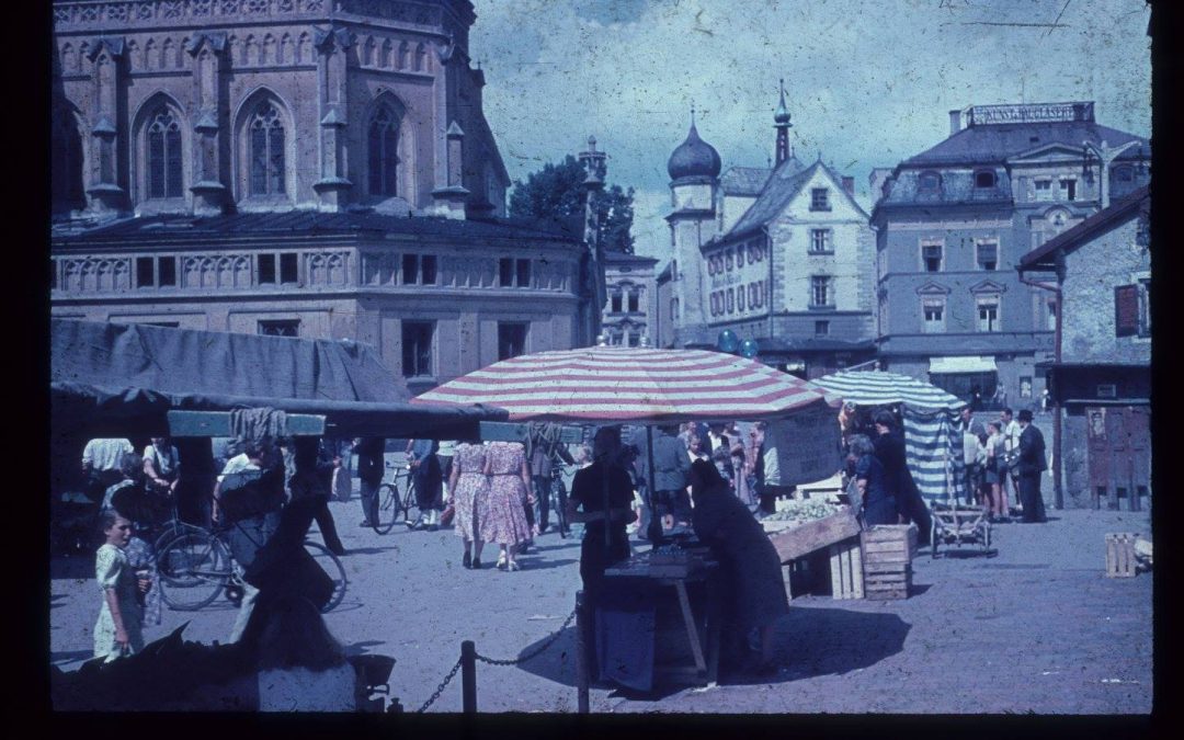 Ludwigsplatz, Rosenheim, 1949