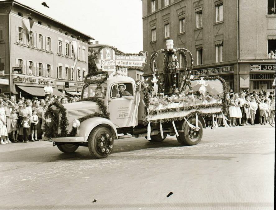 Ludwigsplatz, Rosenheim, 1959