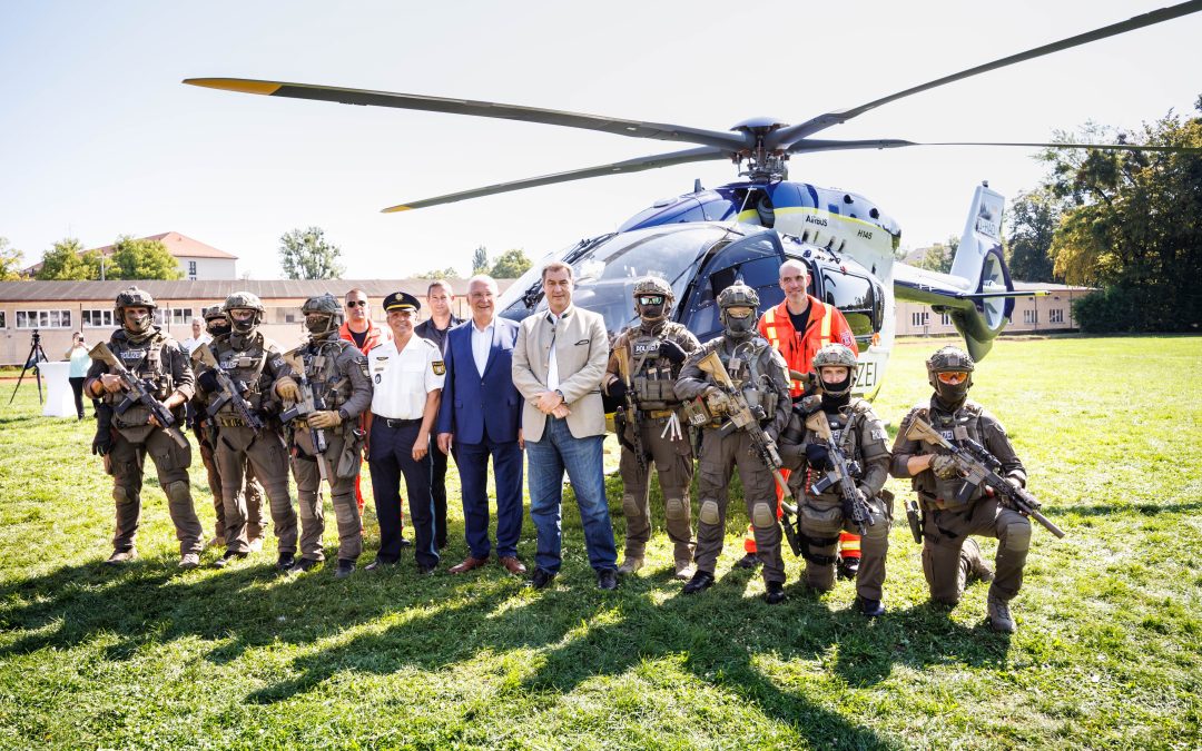 Neuen Polizeihubschrauber vorgestellt