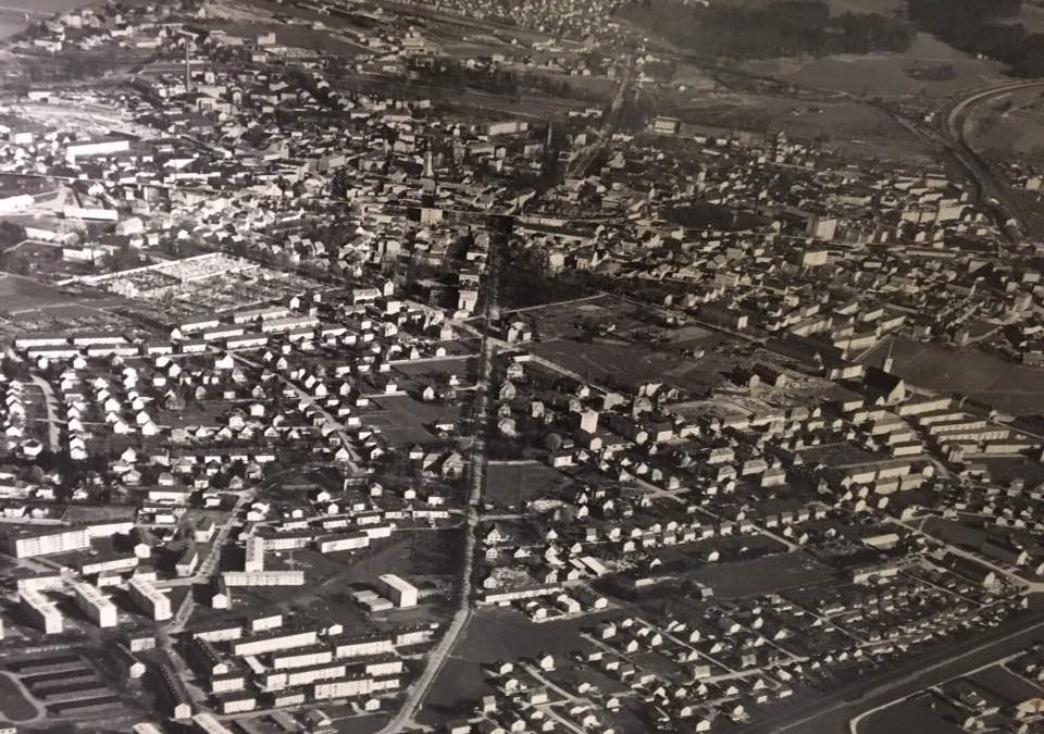 Luftaufnahme, Rosenheim, 1964