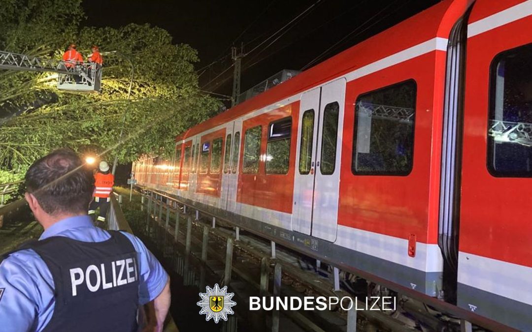 Bundespolizei im Unwettereinsatz