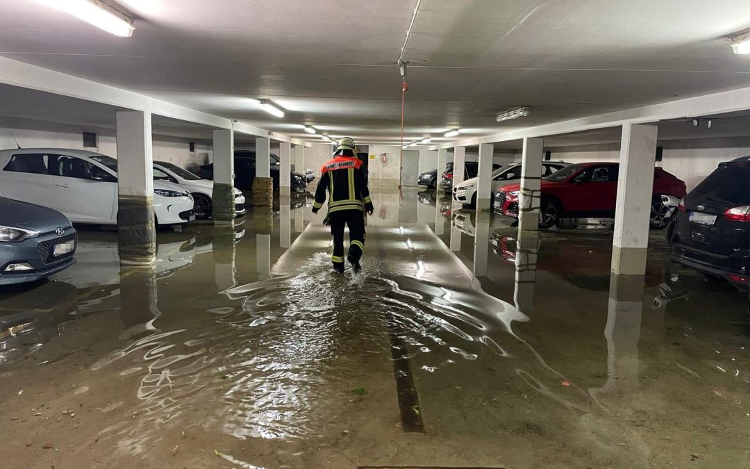 Über 250 Unwetter-Einsätze im Landkreis Traunstein