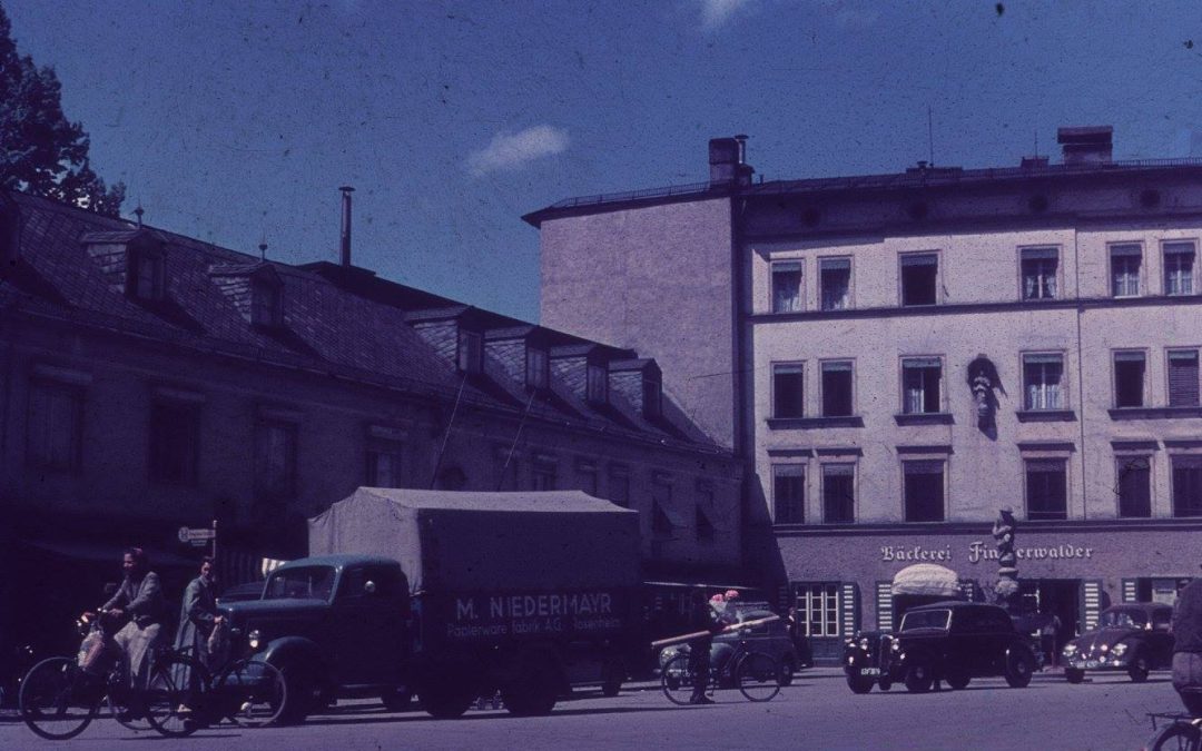 Ludwigsplatz, Rosenheim, 1952