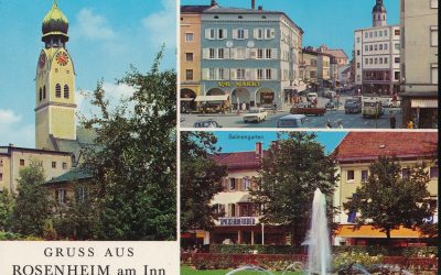 Rosenheim, Postkarte, 1970er