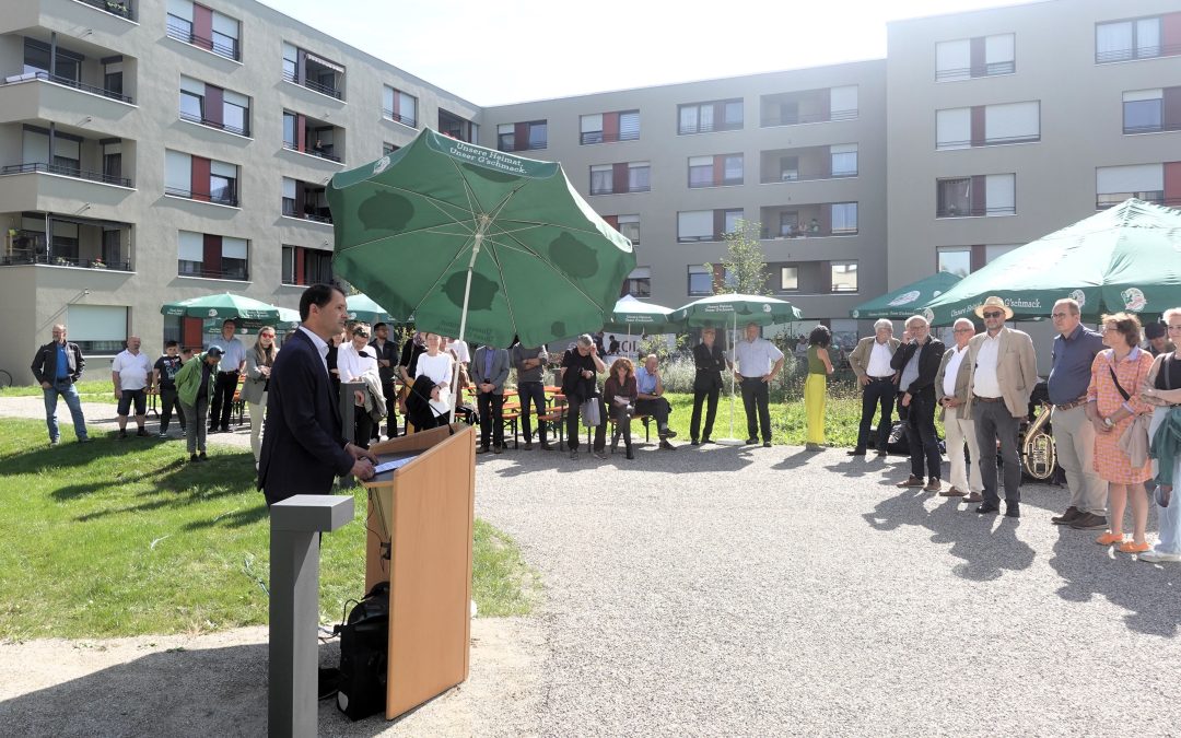 Stadtquartier an der Lena-Christ-Straße offiziell eröffnet