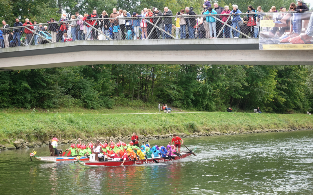 Wieder Drachenbootrennen in Rosenheim