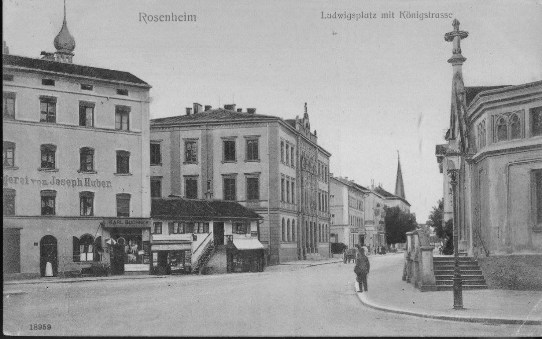 Königstraße, Rosenheim, 1907