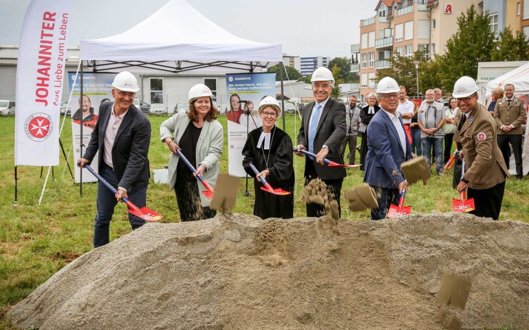 Spatenstich für das neue Johanniter-Zentrum