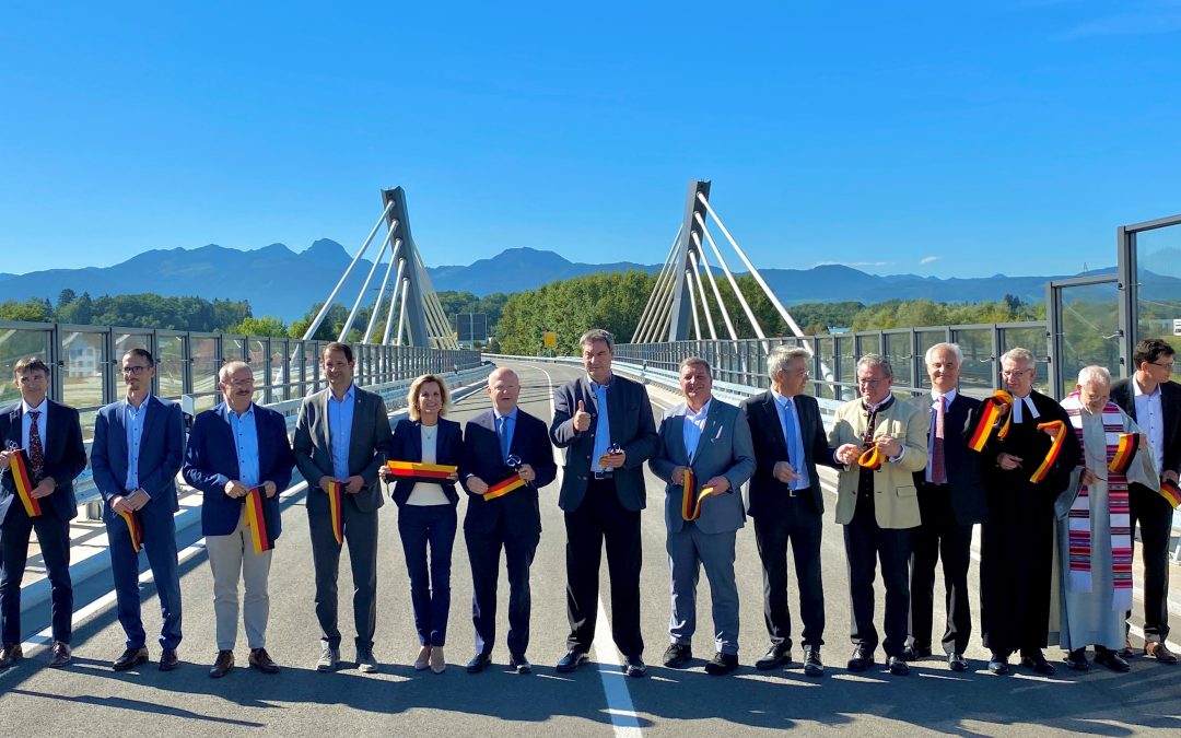 Westtangente: Aicherpark-Brücke eingeweiht