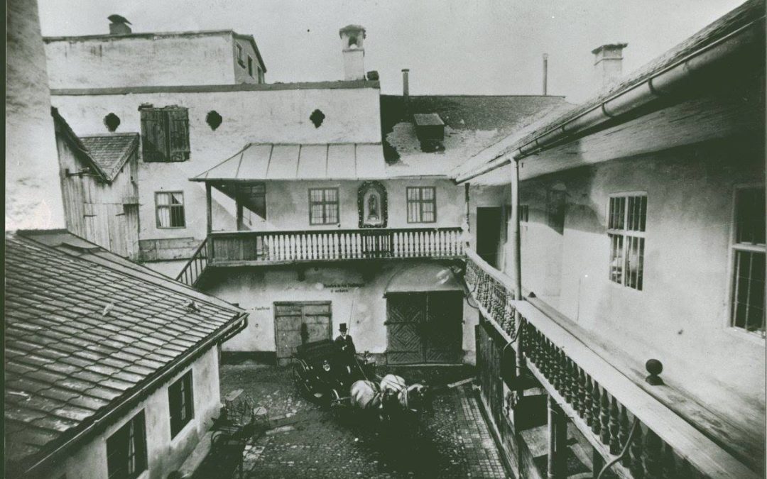 Heilig-Geist-Straße, Rosenheim, ca. 1890