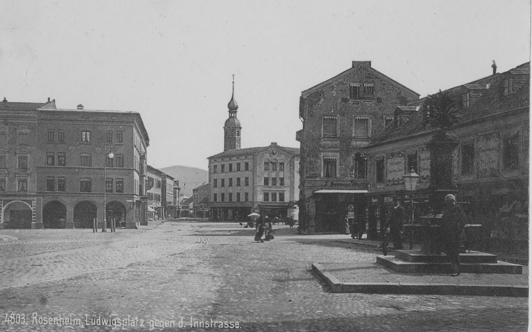 Ludwigsplatz, Rosenheim, 1890