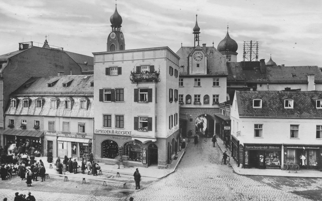 Ludwigsplatz, Rosenheim, ca. 1890