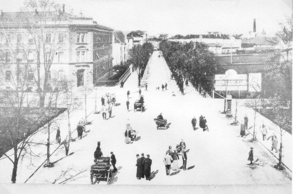 Bahnhofstraße, Rosenheim, 1900