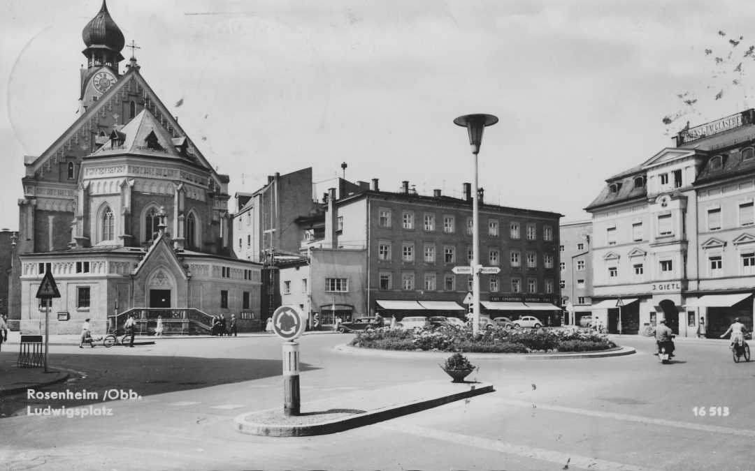 Ludwigsplatz, Rosenheim, 1970er