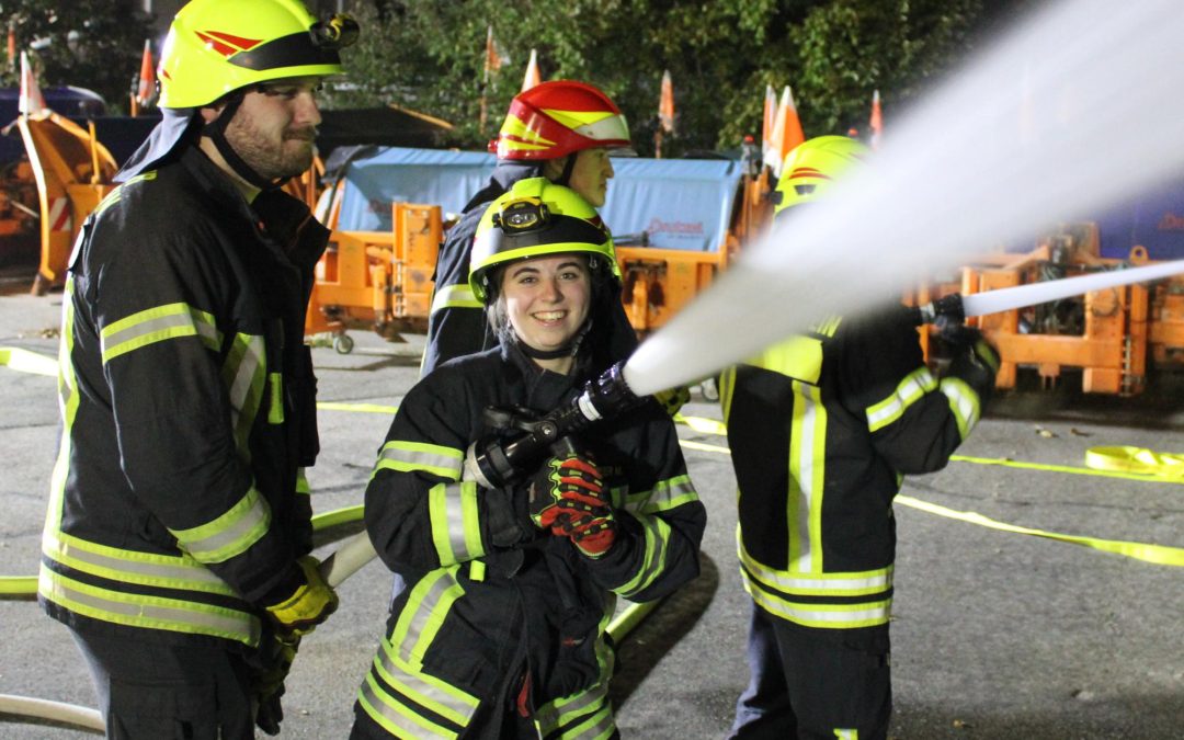 Kreisstadtfeuerwehren Traunstein probten den Ernstfall