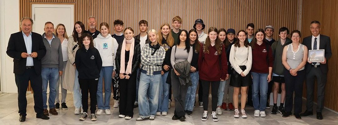 Australische Gäste zu Besuch beim Landrat