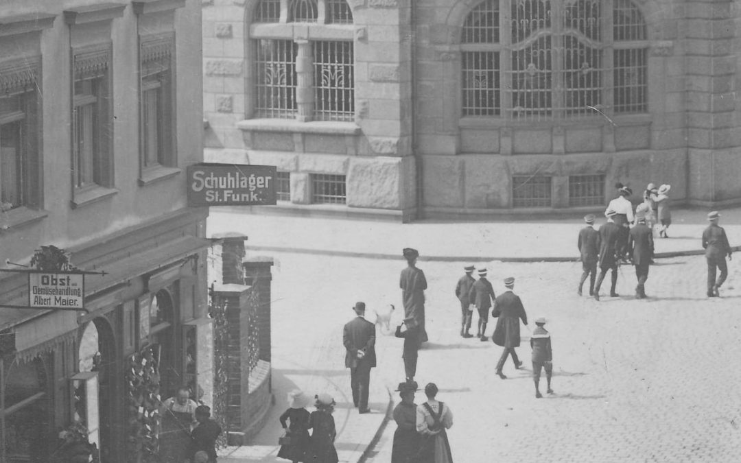 Münchner Straße, Rosenheim, ca. 1900