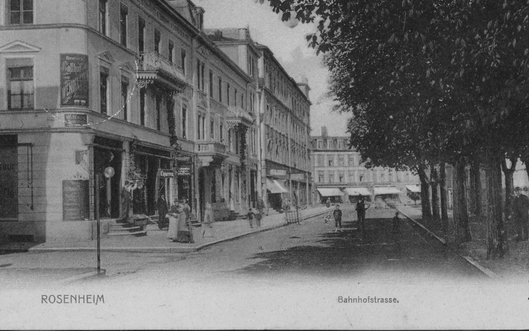 Bahnhofstraße, Rosenheim, 1915