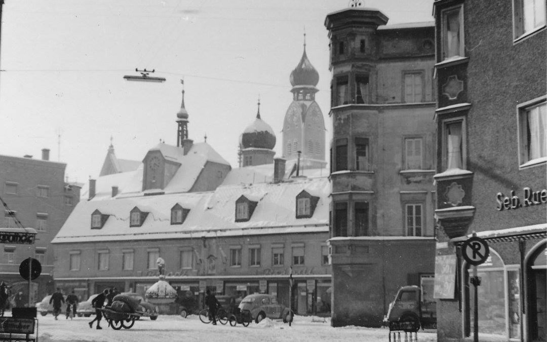 Ludwigsplatz, Rosenheim, 1957