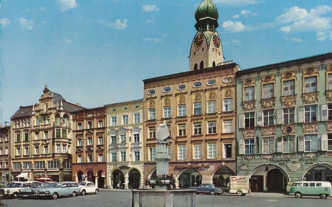 Max-Josefs-Platz, Rosenheim, 1970er Jahre