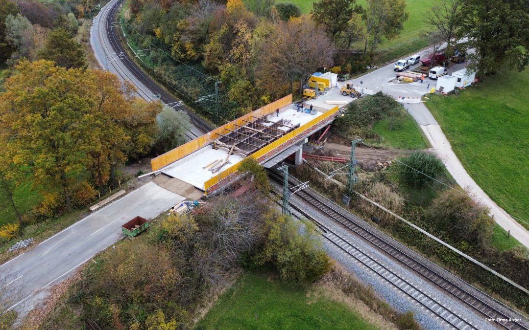 Brückenarbeiten bei Holzhausen dauern noch an