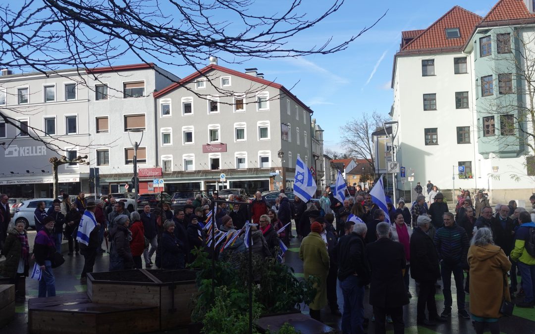 Klare Worte bei der Israel-Kundgebung