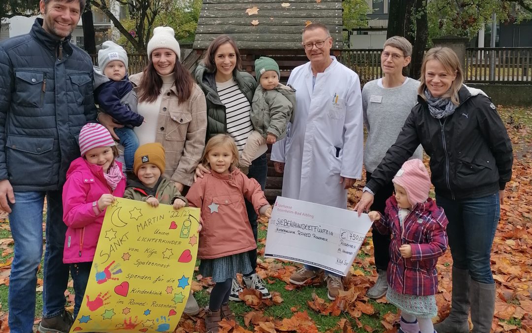 Kindergarten „Spatzennest“ zeigt Großherzigkeit mit Spende an Kinderklinik