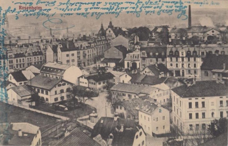Rosenheim, Postkarte, um 1900