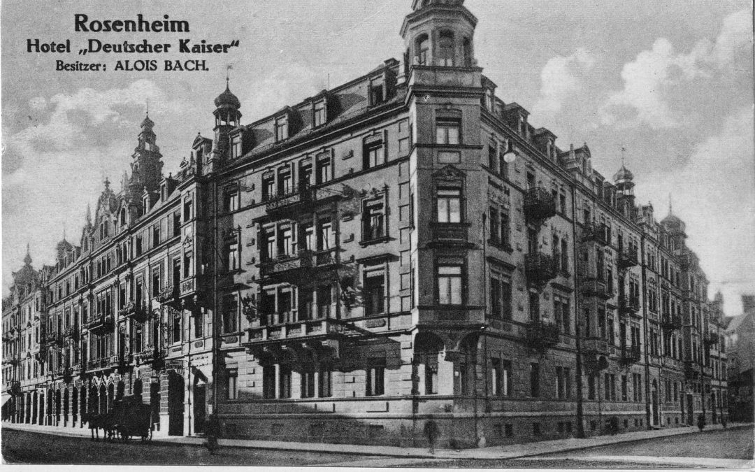Hotel „Deutscher Kaiser“, Rosenheim, 1925