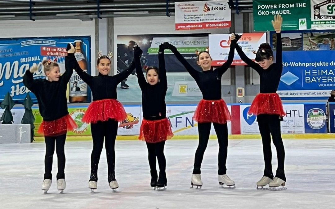 Rosenheimer Eiskunstläufer schafften es auf aufs Stockerl