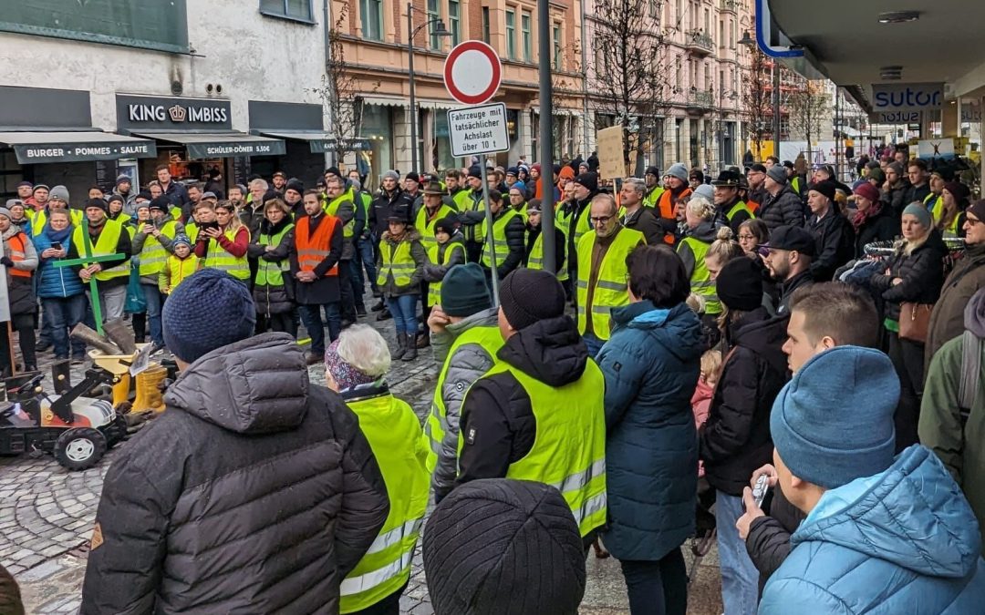 Landwirte-Demo in Rosenheim: „Schnauze voll“