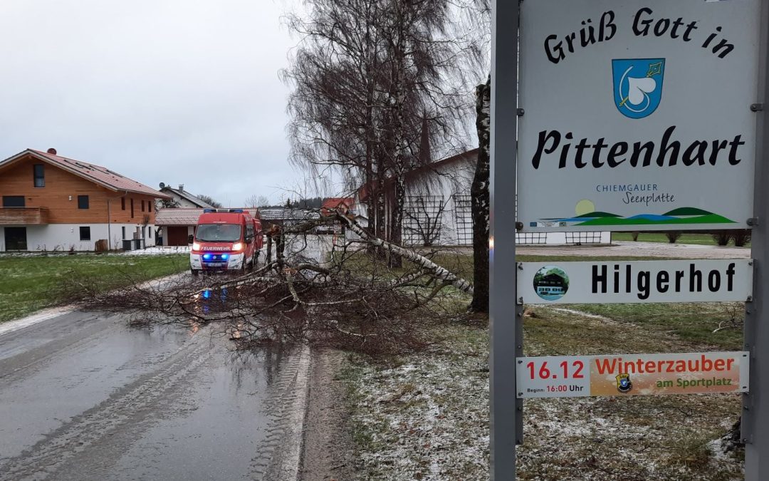 Traunsteiner Feuerwehren um Weihnachten im Dauereinsatz