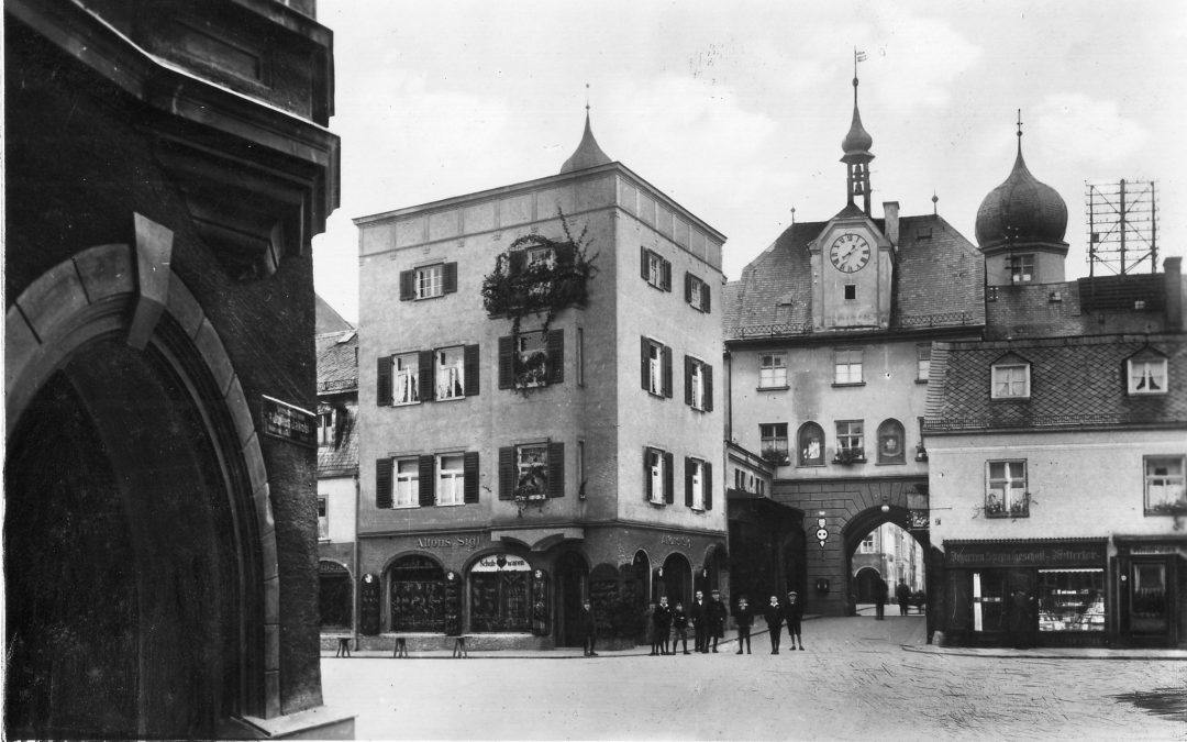 Ludwigsplatz, Rosenheim, ca. 1910