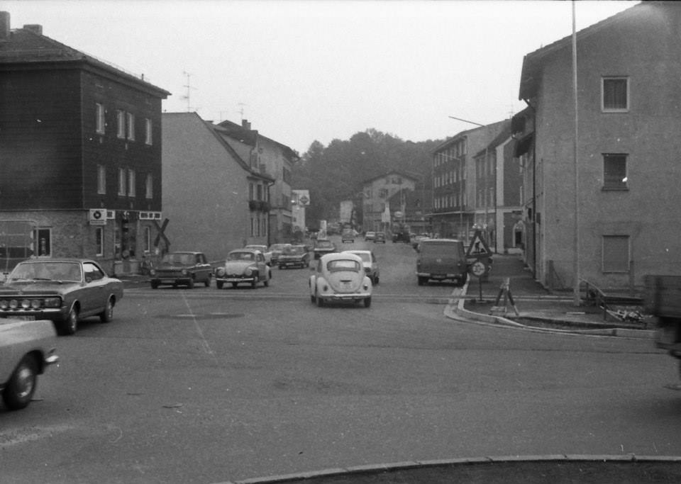 Innstraße in Rosenheim im Jahr 1973. Foto: Archiv Herbert Borrmann