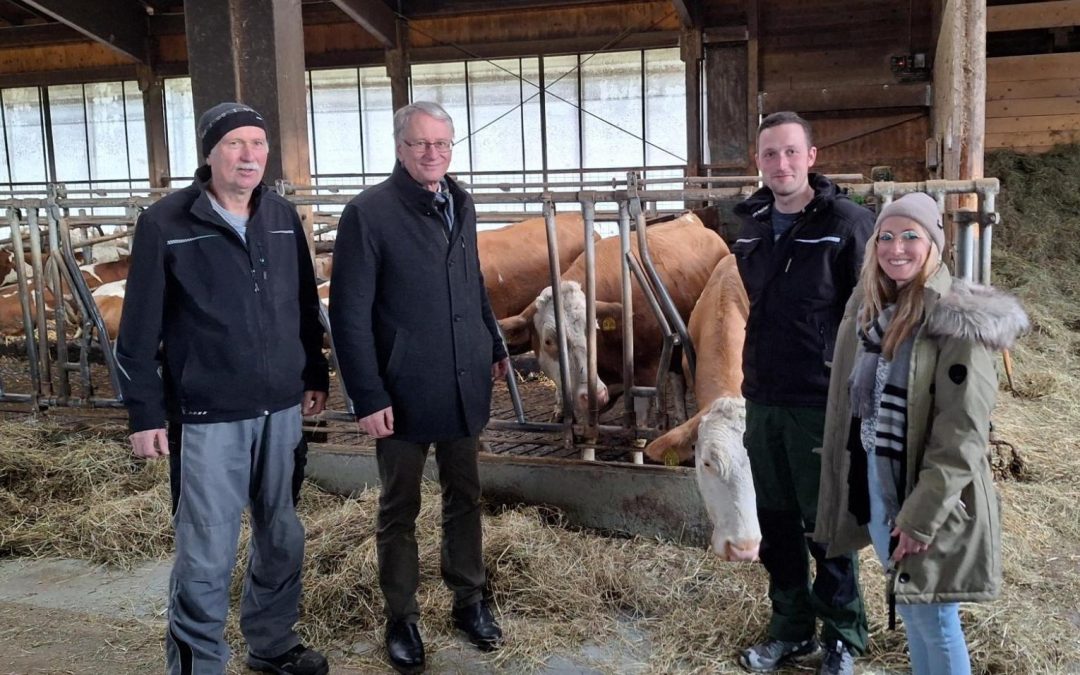 Klimacheck auf einem Samerberger Milchviehbetrieb