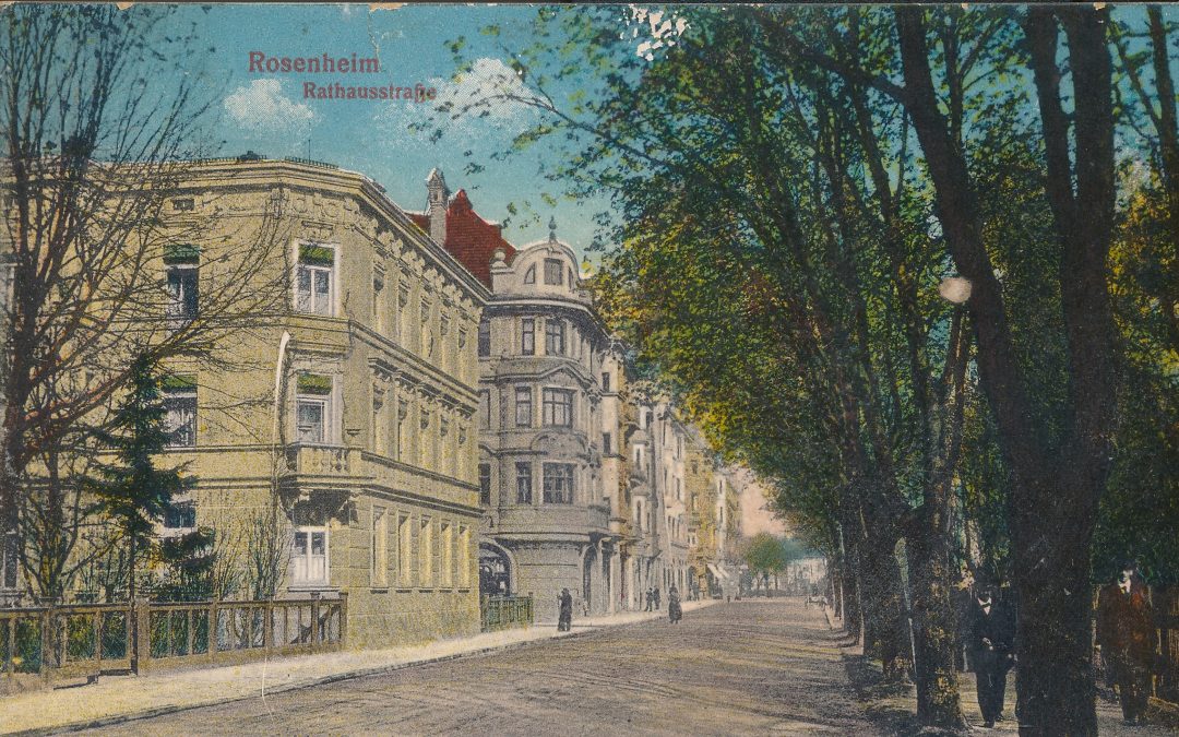 Rathausstraße, Rosenheim, 1918