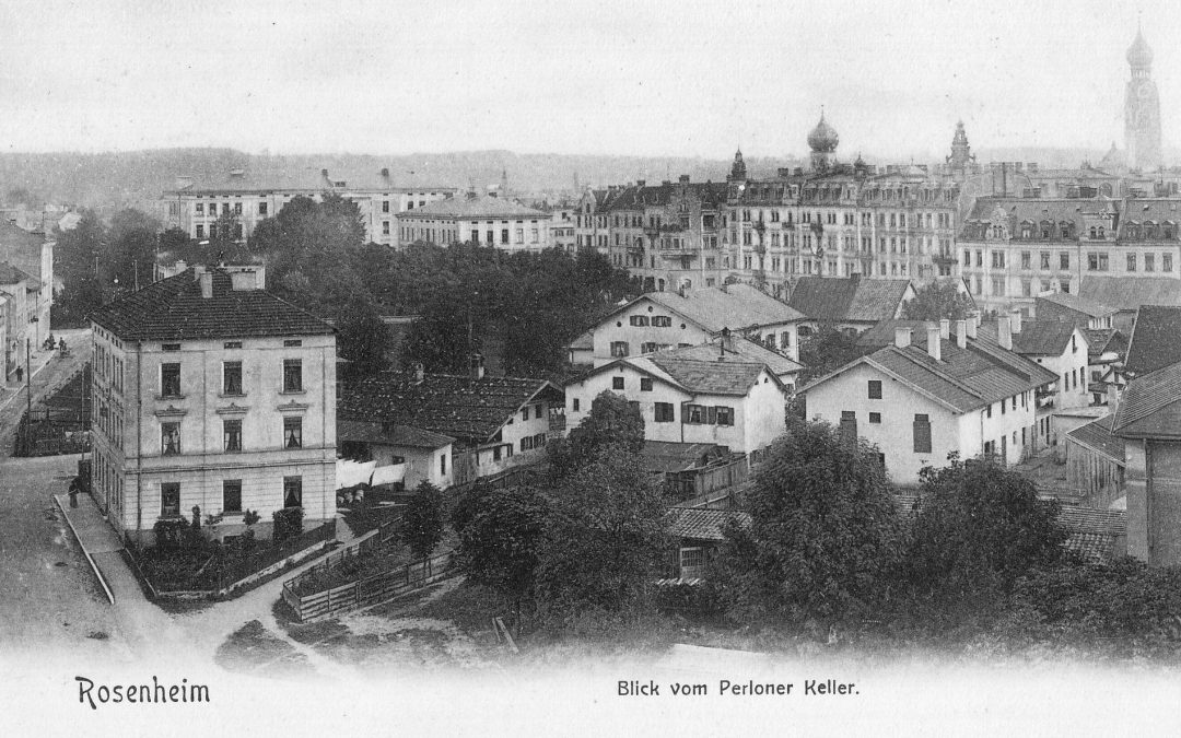 Panorama-Blick, Rosenheim, ca.1910