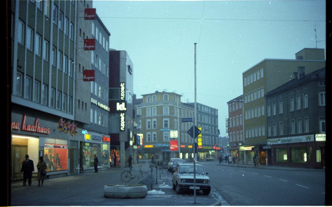 Münchener Straße, Rosenheim, 1979