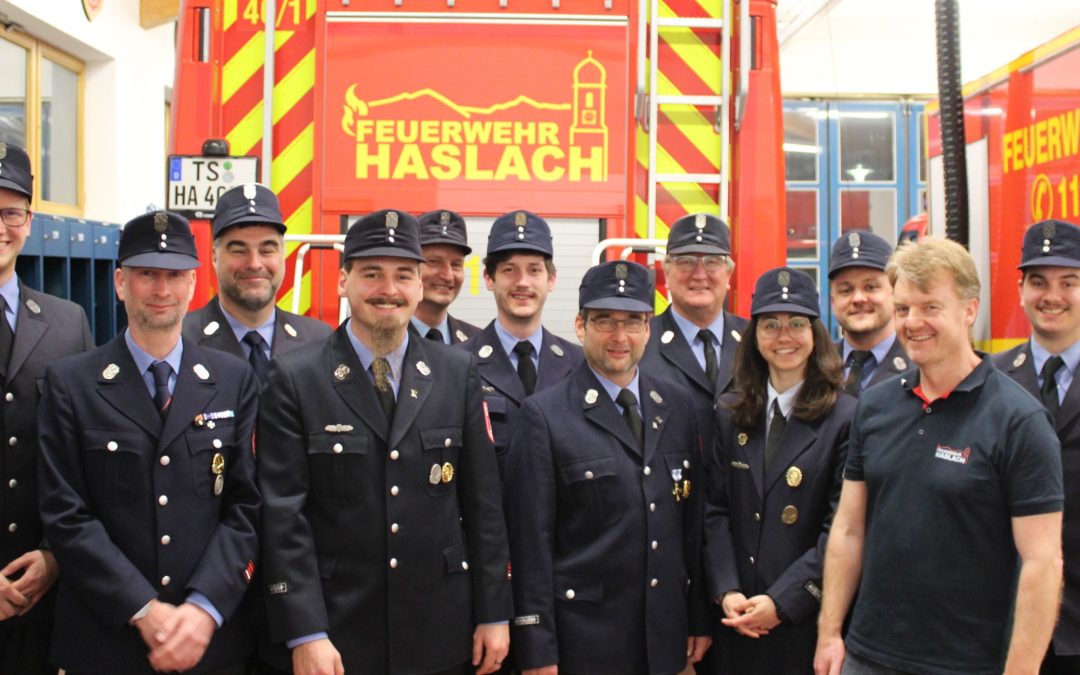 Arbeitsreiches Jahr der Aktiven der Feuerwehr Traunstein