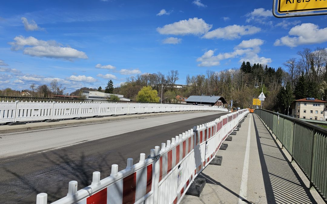 Rosenheimer Innbrücke wieder für den Verkehr freigegeben