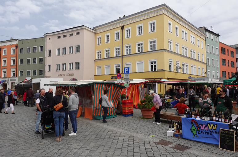 Grüner Markt in Rosenheim. Foto: Innpuls.me